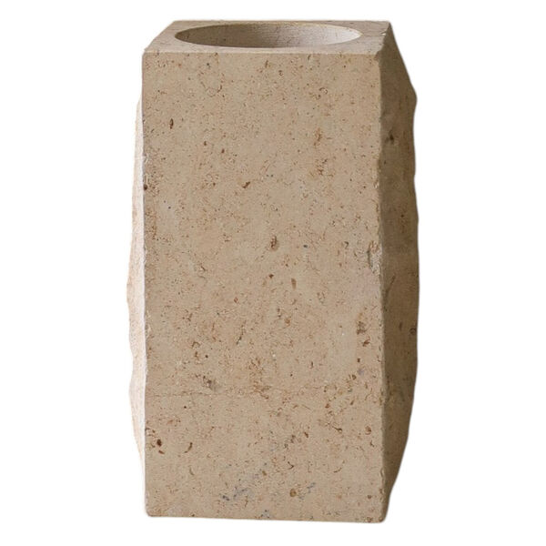 Edge Vase Large Limestone