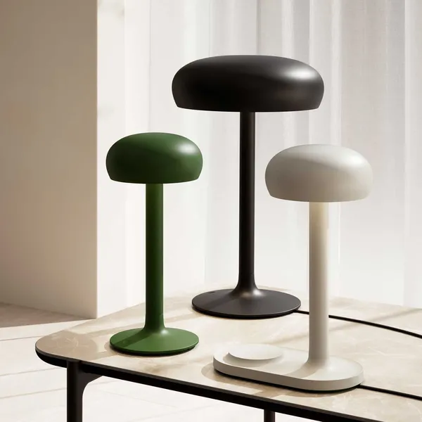 Emendo Bordlampe med Trådløs Oplader Cloud