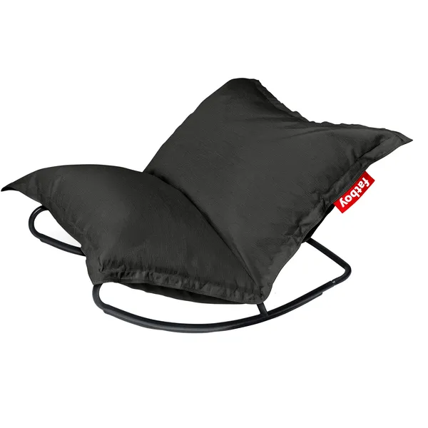 Rock'N Roll Gyngestol med Sittesekk Thunder Grey