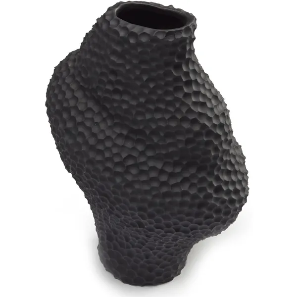 Isla Vase 32 cm Sort