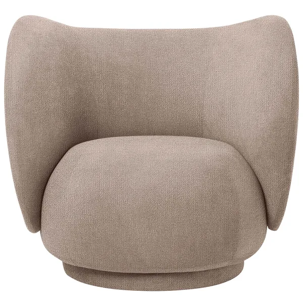 Rico Boucle Loungestol Sand