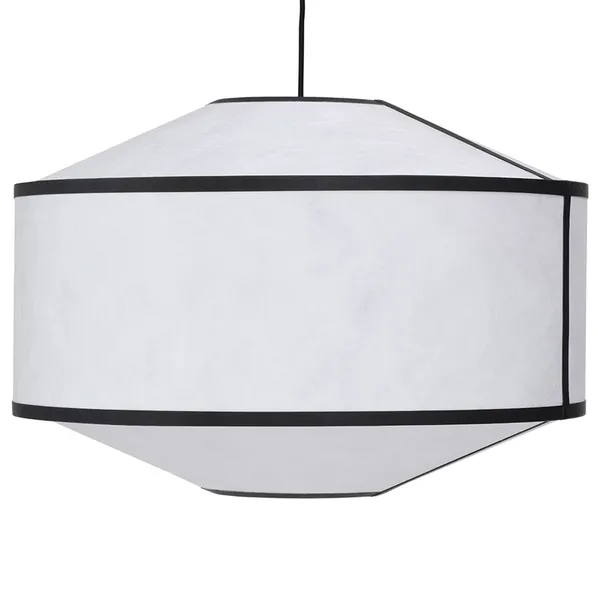 Kite Pendel Hvit / Sort Ø65 cm