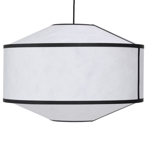 Kite Pendel Hvit / Sort Ø65 cm