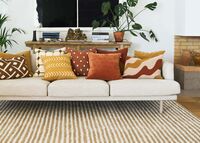 Lodi Tyynynpäällinen Terracotta / Tan / Masala Yellow 40x60 cm