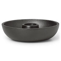 Bowl Single Kynttilänjalka Ø10 cm Musta Aluminium