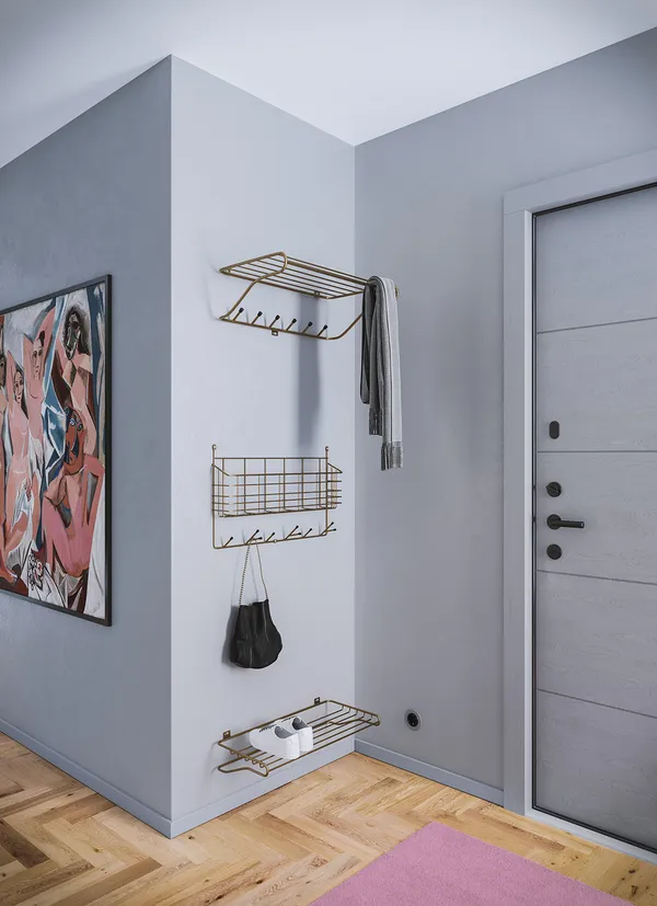 Shoe Shelf Skohylle Messing