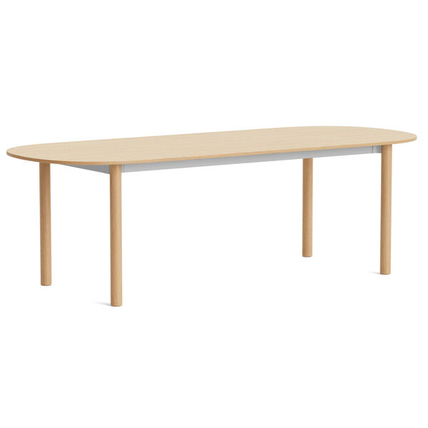 Annex Bord Aflang 95x240 cm Aluminium Lakeret Eg / Lakeret Eg