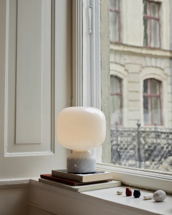 Meemo Bordlampe Bærbar Hvid