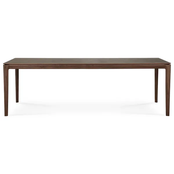 Bok Spisebord Sortbejdset Teak 100x240 cm