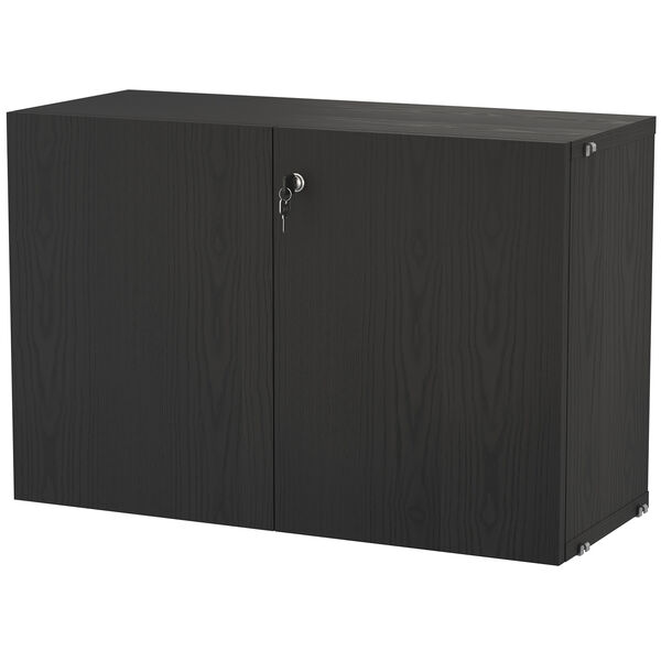 String Skab Med Lukning Black Stained Oak