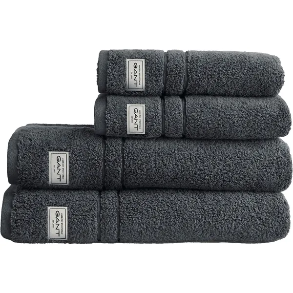 Premium Handdukar 4-pack 50x70 + 70x140 cm Anchor Grey