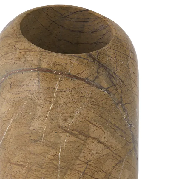 Boulder Vas 21 cm Guld