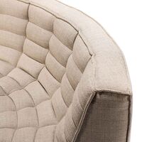 N701 Hjørnesofa rundt hjørne Beige