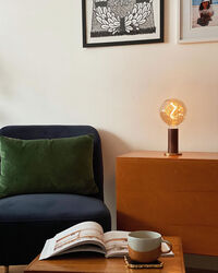 Tala Knuckle Table Lamp Walnut