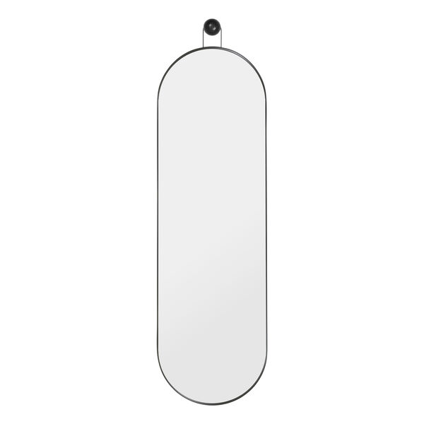 Poise Spegel Oval Svart