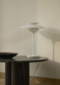 PH 80 Bordlampe Opalhvid