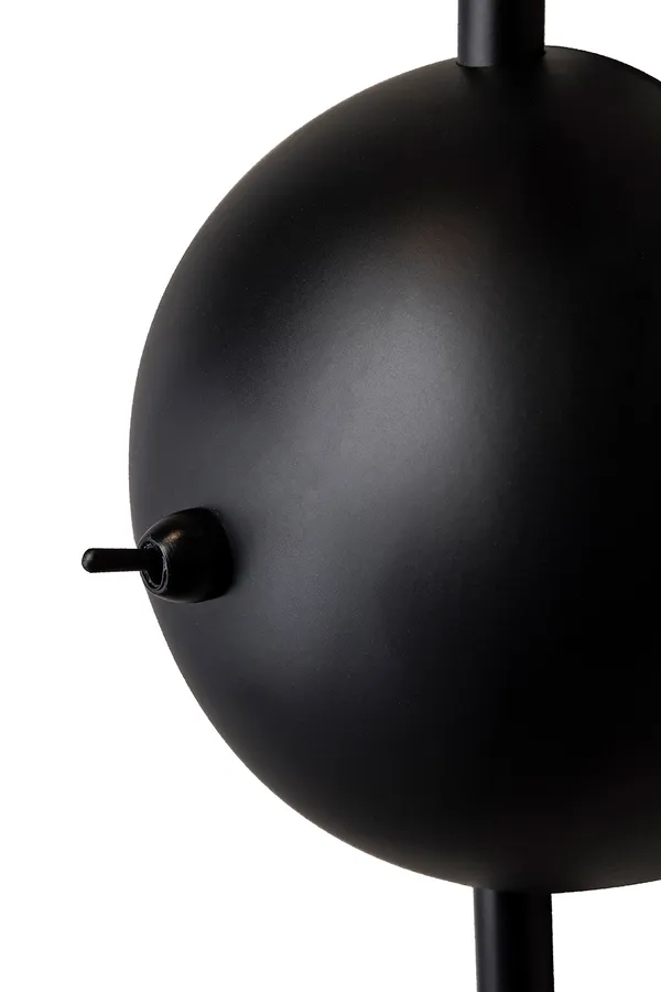 Swan Wall Lamp Black