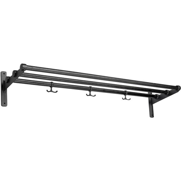 Nostalgi Hat Rack/Shoe Rack Black Fittings Hattehylde Sortbejdset