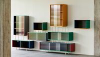 Colour Cabinet Senkki Lasiovi 120 cm / Dark Mint