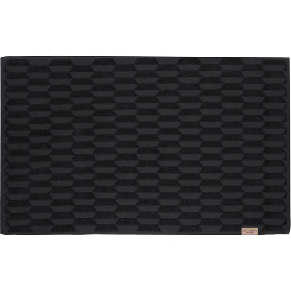 GEO Badematte 80x50 cm Svart