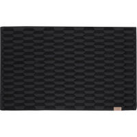 GEO Badematte 80x50 cm Svart