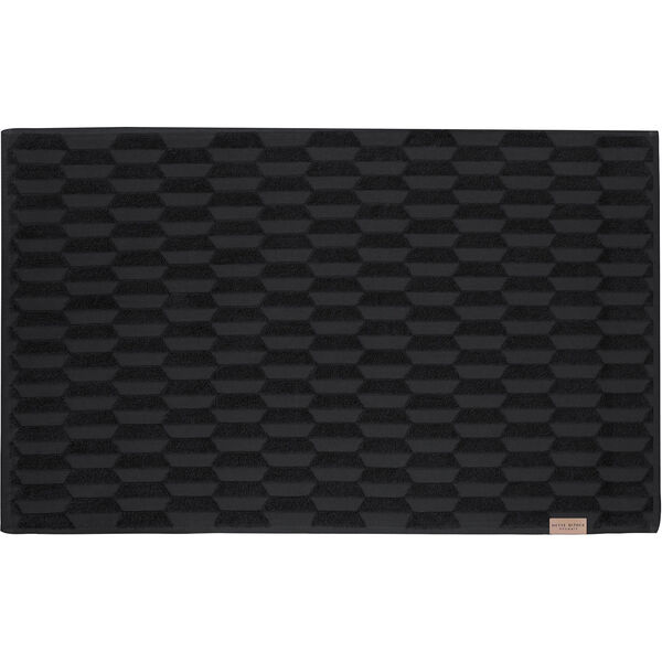 GEO Badematte 80x50 cm Svart