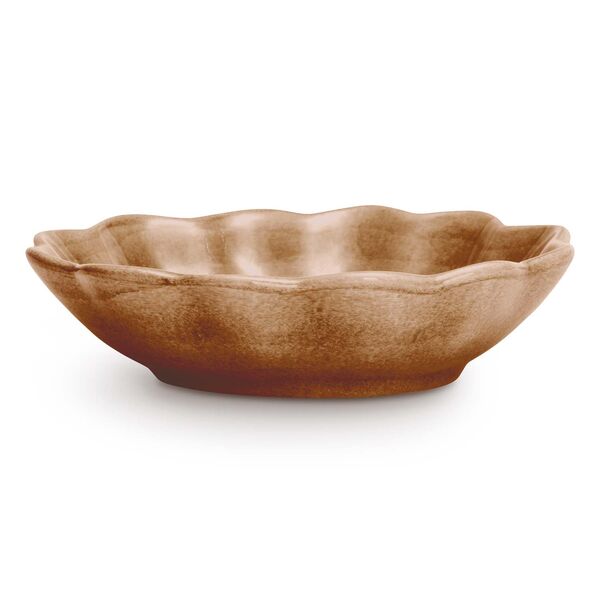Oyster Skål 16x18 cm Cinnamon