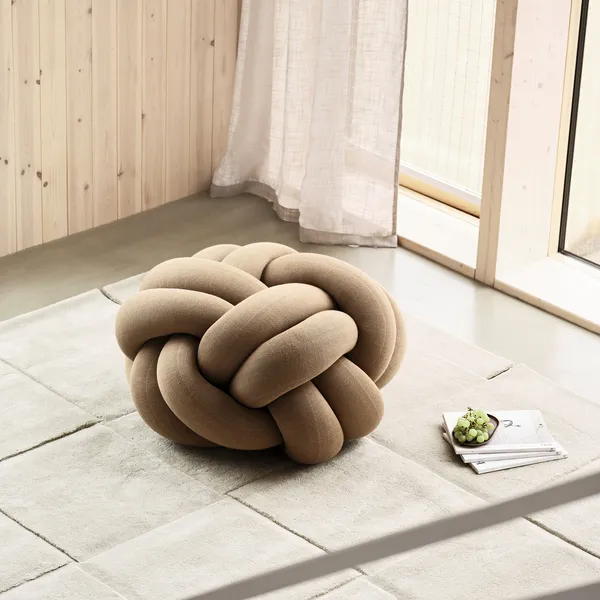 Knot Pude XL Camel