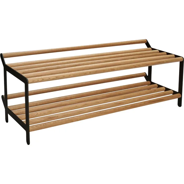 Tamburin Kenkähylly 60cm Musta/ Tammi