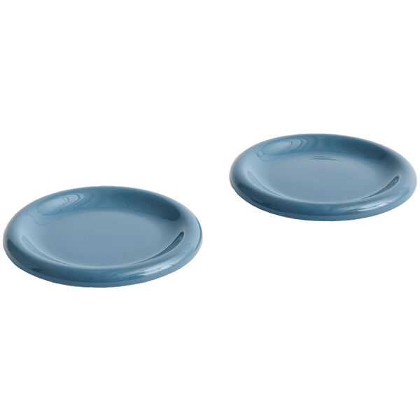 Barro Plate Set of 2 Ø18 cm Dark Blue