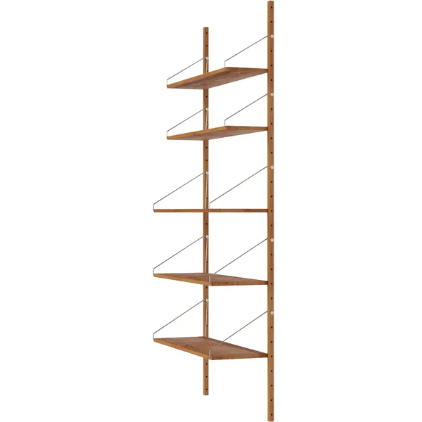 Library Hylde 1852cm Stål/Eg