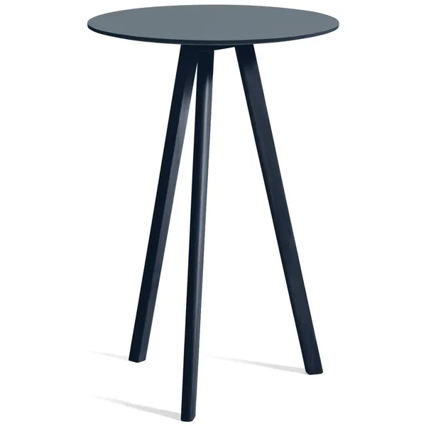 CPH 20 2.0 Barbord Ø70x105 cm Vannbasert Lakkert Eik / Deep Blue