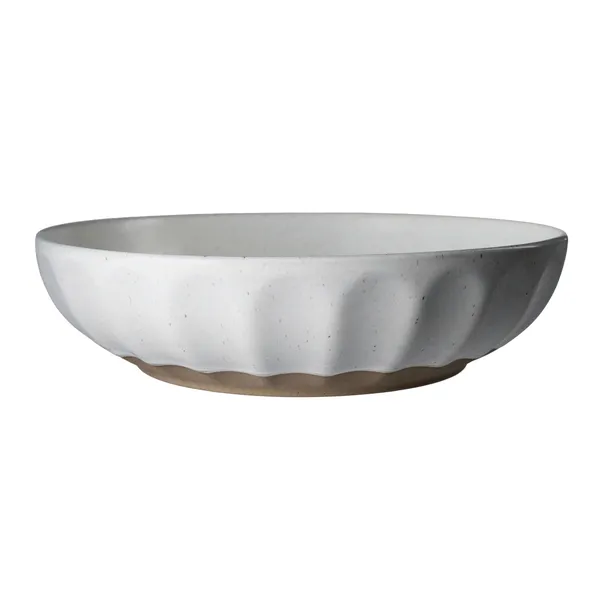 Skål 24 cm Vit / Natur