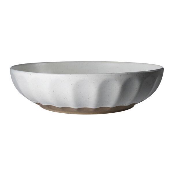 Skål 24 cm Hvid / Natur