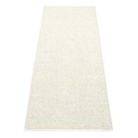 Svea Gulvtæppe 70x240 Vanilla/Beige Metallic