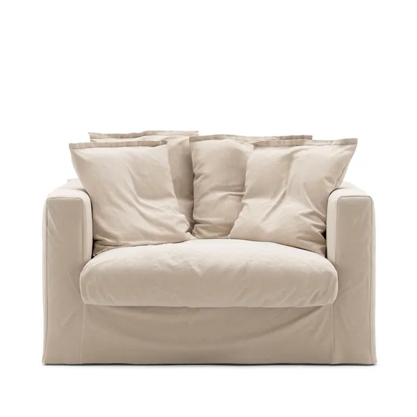 Betræk Til Le Grand Air Love Seat Bomuld Beige