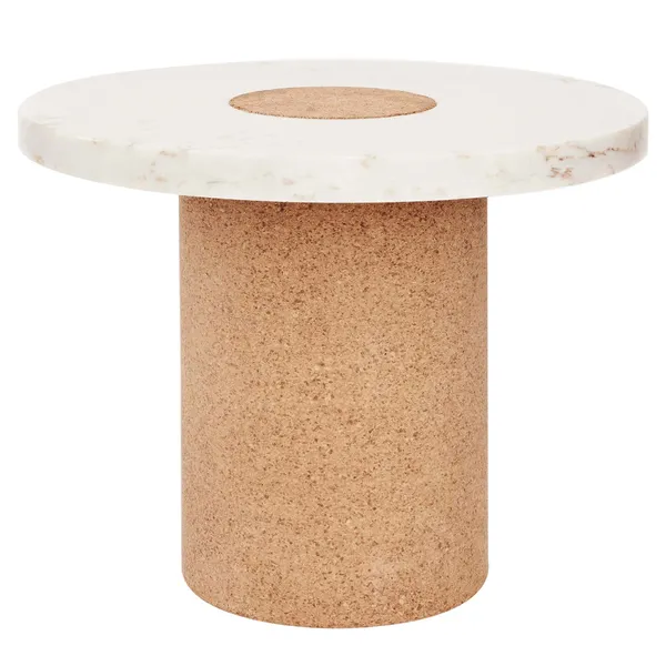 Sintra Bord White Marble Ø 60 cm