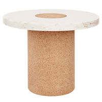 Sintra Bord White Marble Ø 60 cm