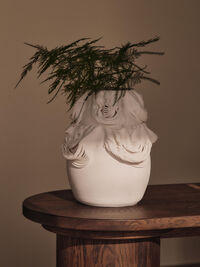 Drisca Vase 23 cm Offwhite
