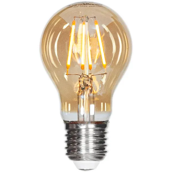 E27 LED dimmable 4W 2000K 260lm 60 mm Amber