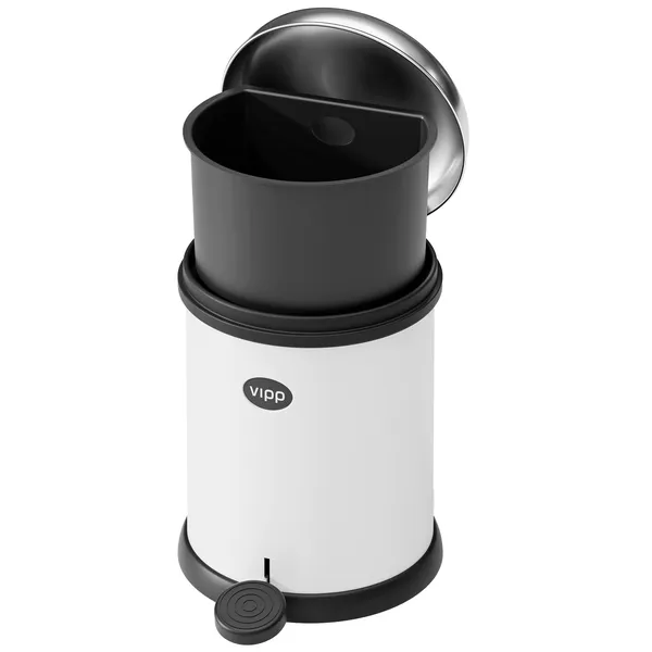 12 Pedalspand Hvid 3 L