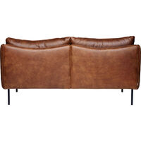 Tiki Sofa 2-Pers Sorte Ben / Læder Vintage Rangers