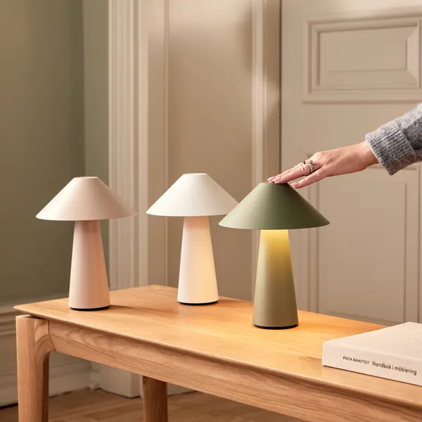Cannes Bordlampe Bærbar Mud
