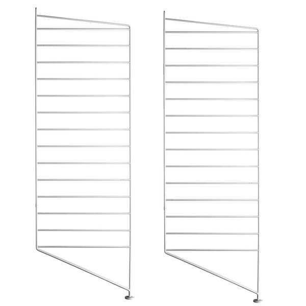 String Gavle Gulv 30x85 cm 2-pak Hvide