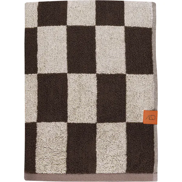Retro Badehåndklæde 70x133 cm Chocolate