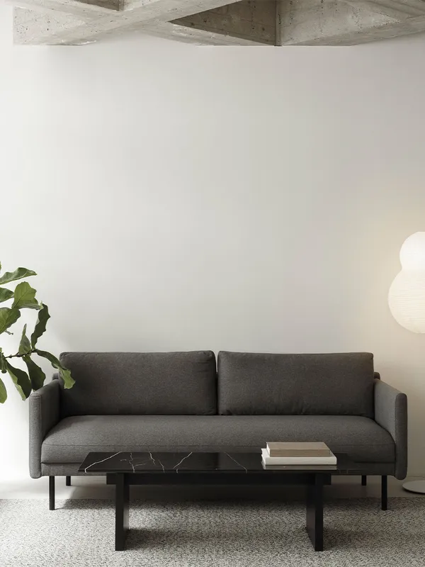 Rar 3-Seter Sofa Mørkegrå
