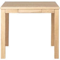 Klassik 2B Sidebord med Skuffe 60x60 cm Olieret Egetræ