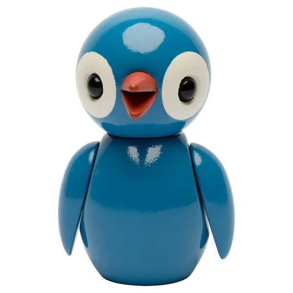 Grateful Spring Bird Puuhahmo 65 cm Vaaleansininen