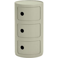 Componibili Recycled Oppbevaring med 3 Rom Matt Green