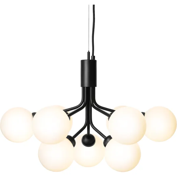 Apiales 9 Lysekrone Satin Black / Opal